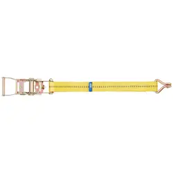 4 Ratchet Straps - load restraint - Length 6 m (5.5 m loose end + 0.5 m ratchet end)