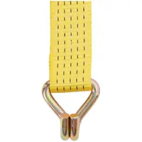 10 Ratchet Straps - load restraint - Length 6 m (5.5 m loose end + 0.5 m ratchet end)
