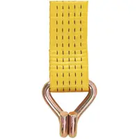 4 Ratchet Straps - load restraint - Length 4 m (3.5 m loose end + 0.5 m ratchet) - wide handle