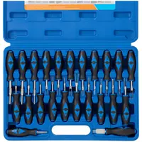 Terminal Removal Tool Kit - 23 pcs. - Core: polypropylene, handle: rubber (TPR) / stainless steel