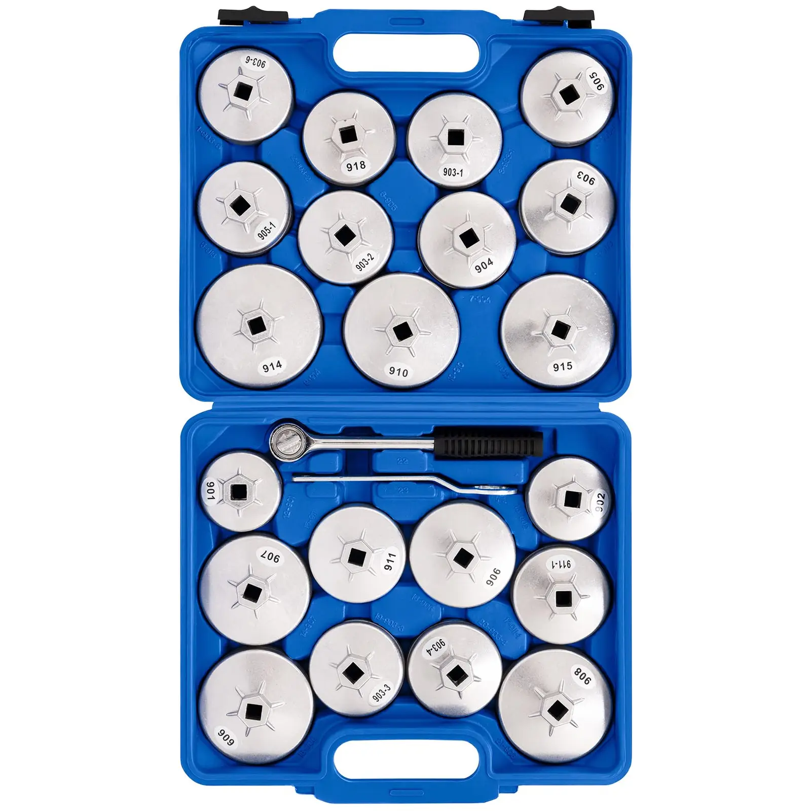 Chiave per filtro olio - 23 pezzi (Materiale: Lega di alluminio)