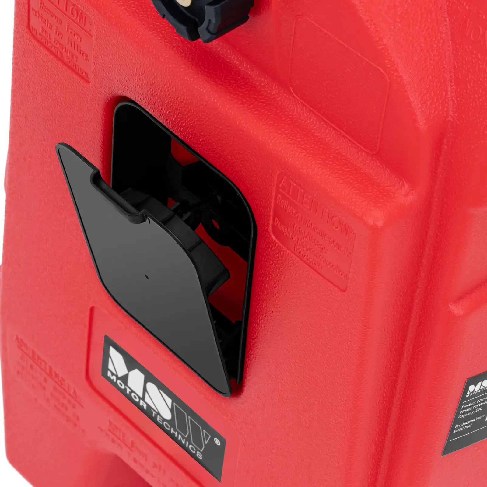 Station mobile de ravitaillement - Avec pistolet pour carburant et roues - 53 l (Aspiration: 1 m)