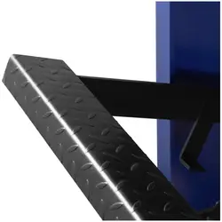 Tabuľové nožnice - so spodnou konštrukciou - nožný pedál - dĺžka strihu 1500 mm - hrúbka materiálu do 1,2 mm - zadný doraz 0 – 840 mm