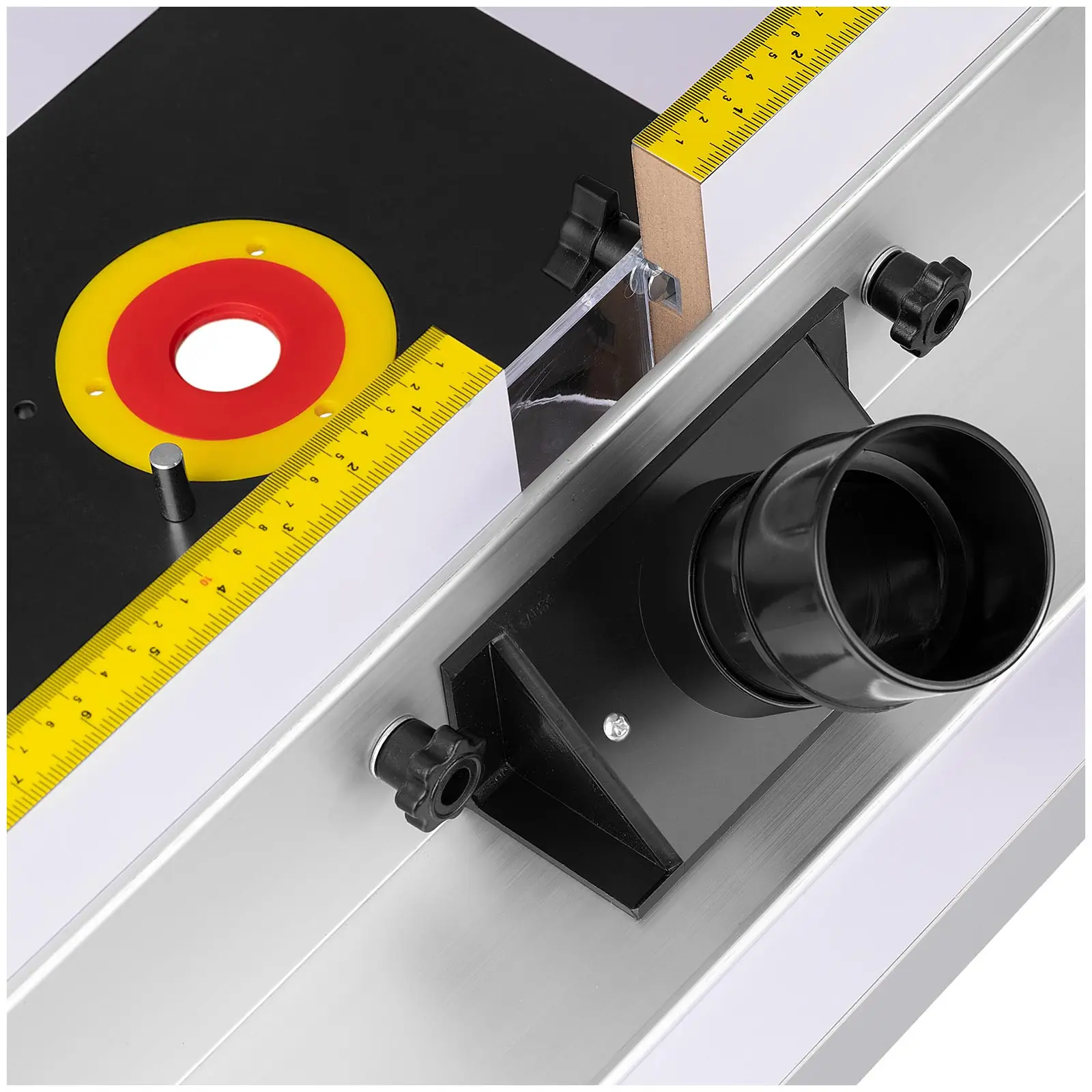 Masă Router - 810 x 610 mm - free-standing - oțel laminat la rece / MDF (Înălțime [mm]: 880)