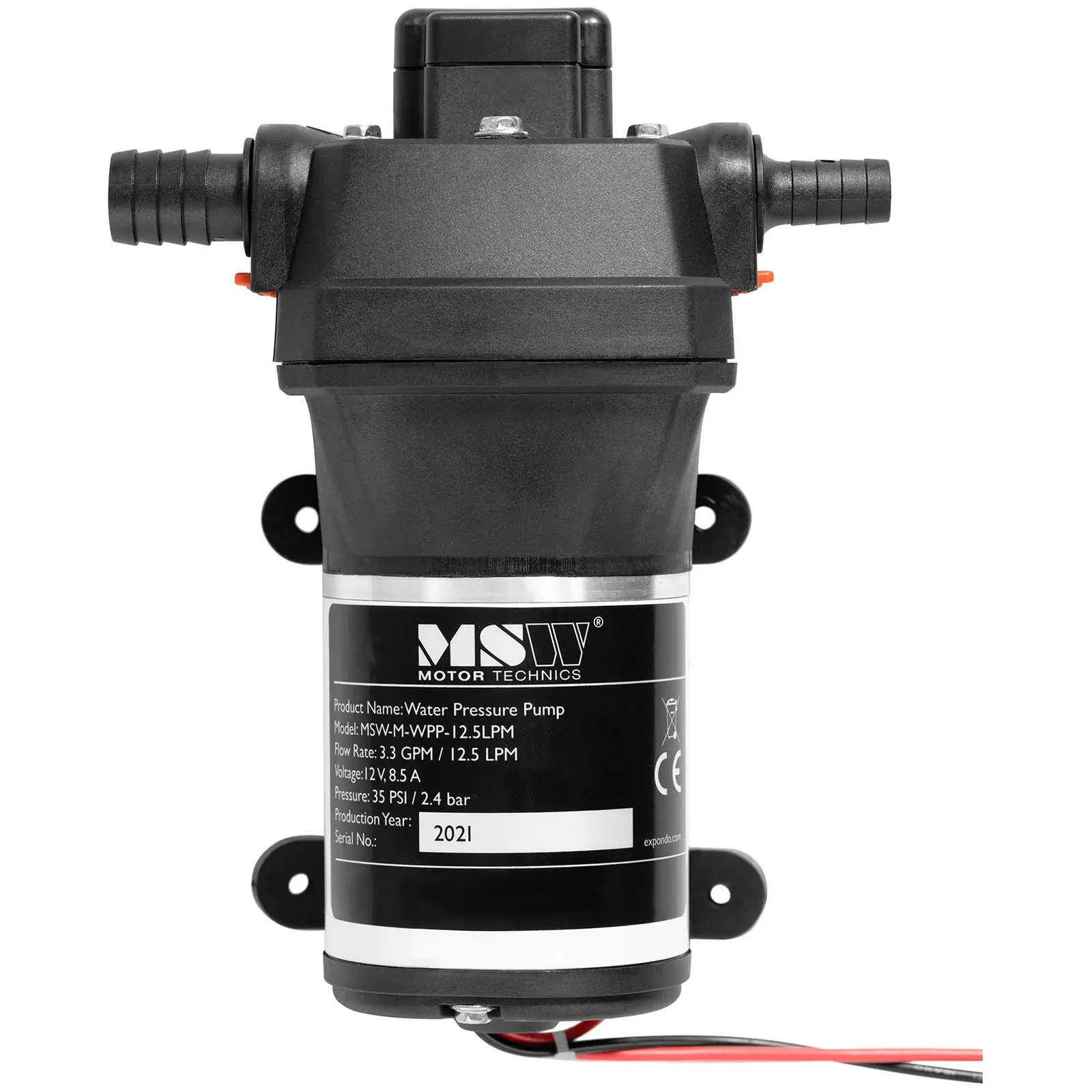 B-zboží Tlakové vodní čerpadlo - 12,5 l/min. - max. 60 °C - 2,4 bar (Maximální tlak: 2.4 Bar)