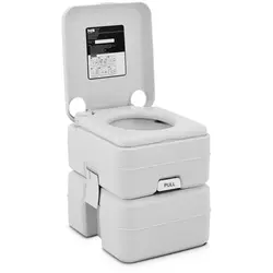 Portabel toalett - 230 x 210 mm - 13 L färskvatten - 20 L avloppsvatten