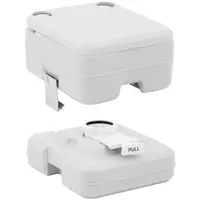 Portable toilet - compact - for camping, boats and more - eco-friendly - no electricity