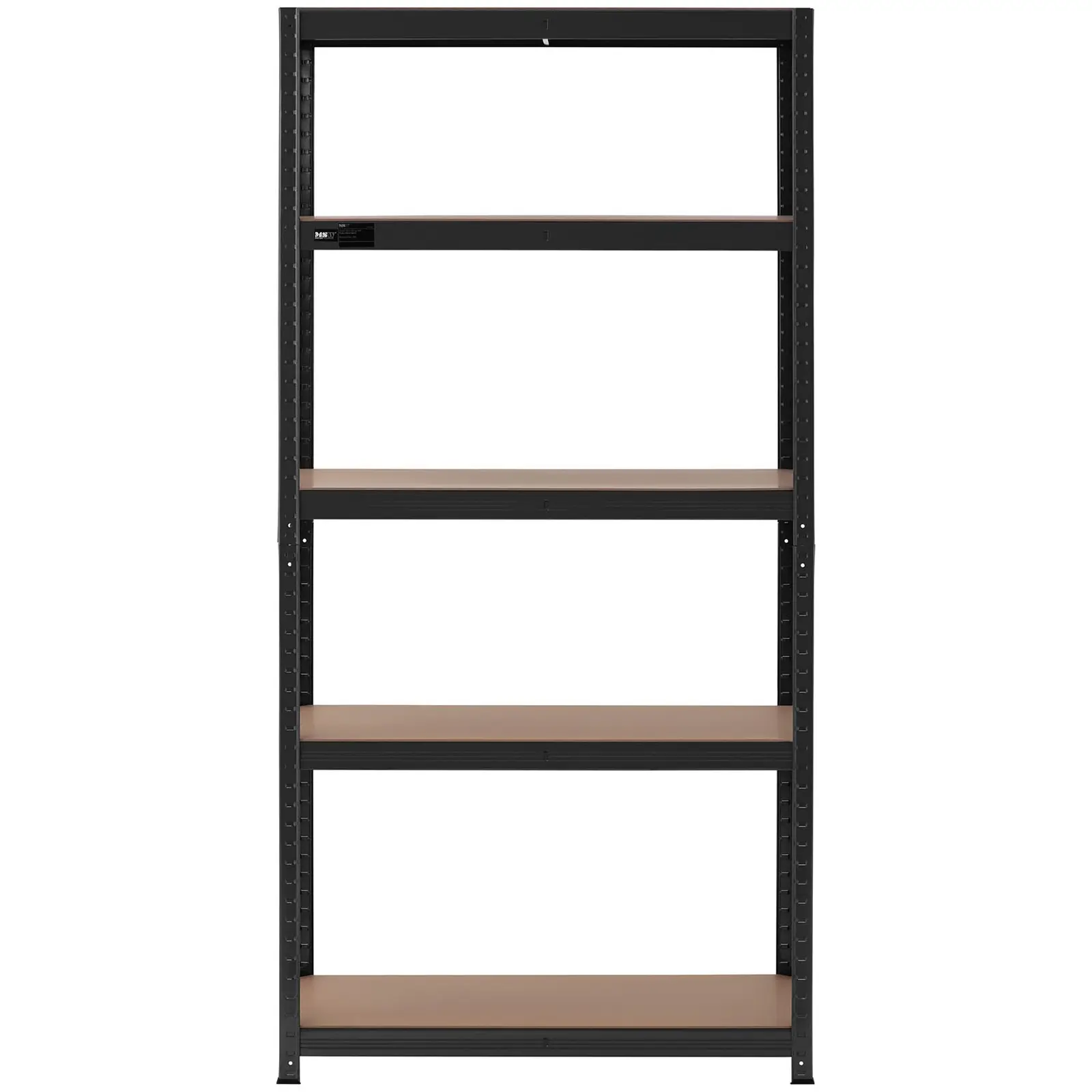 Kovinski regal za shranjevanje - 90 x 40 x 180 cm - za 5 x 175 kg - skrilavo siv (barva: Skrilasto siva)