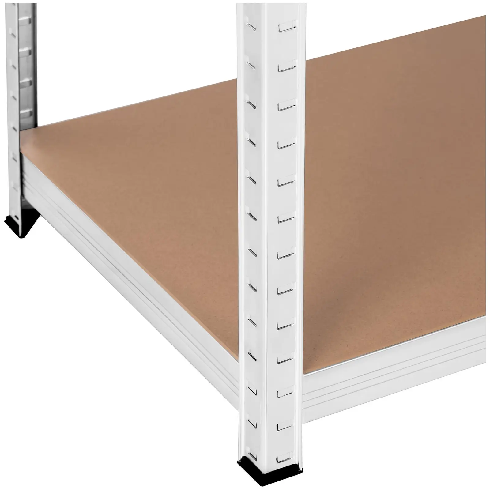 Zátěžový regál - 100 x 50 x 200 cm - pro 5 x 150 kg - šedý (Počet polic: 5 Pc)