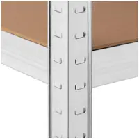 Metalni stalak za skladištenje - 100 x 60 x 197 cm - za 5 x 150 kg - sivi