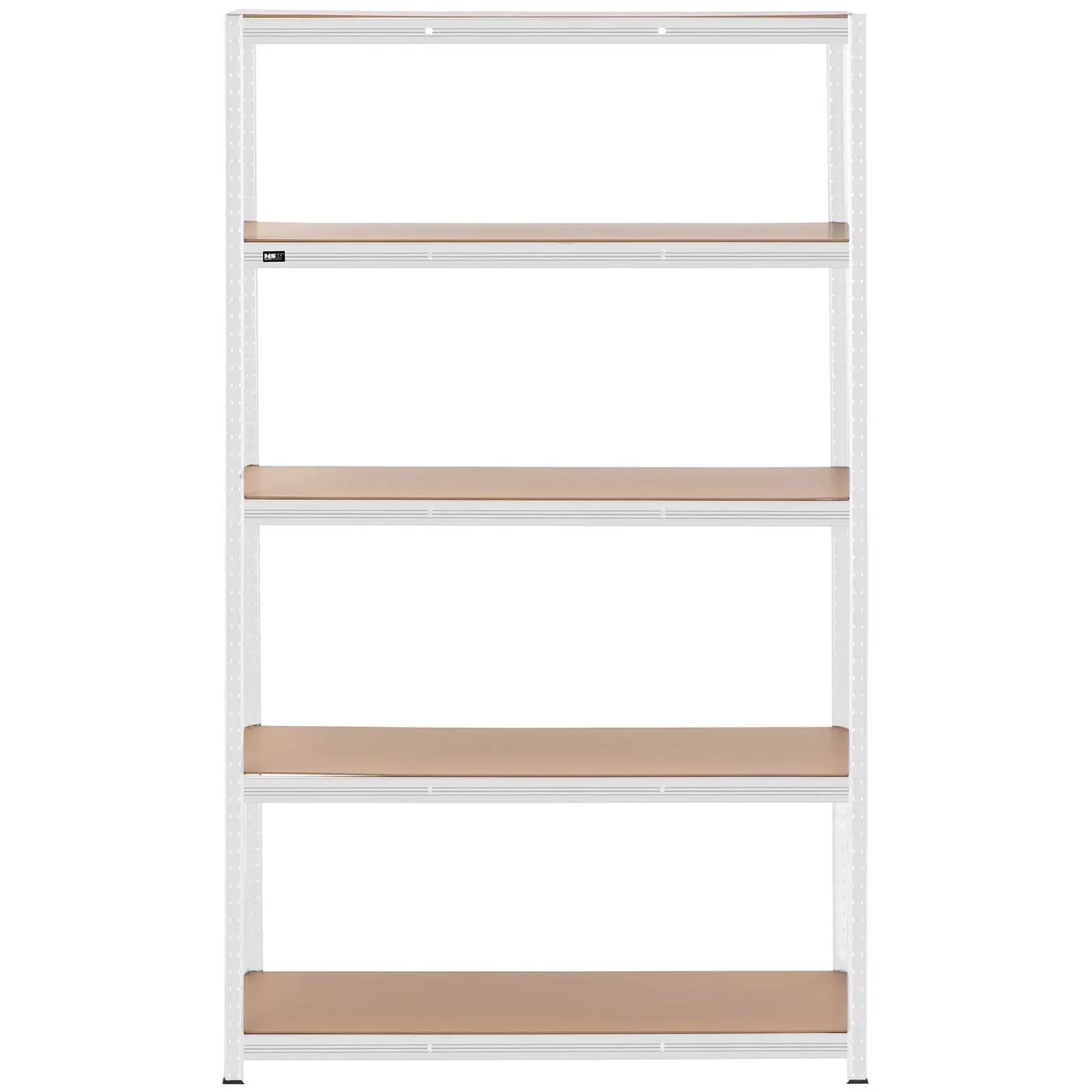 Zátěžový regál - 120 x 50 x 200 cm - pro 5 x 150 kg - šedý (Nosnost - max. nosnost: 750 kg)