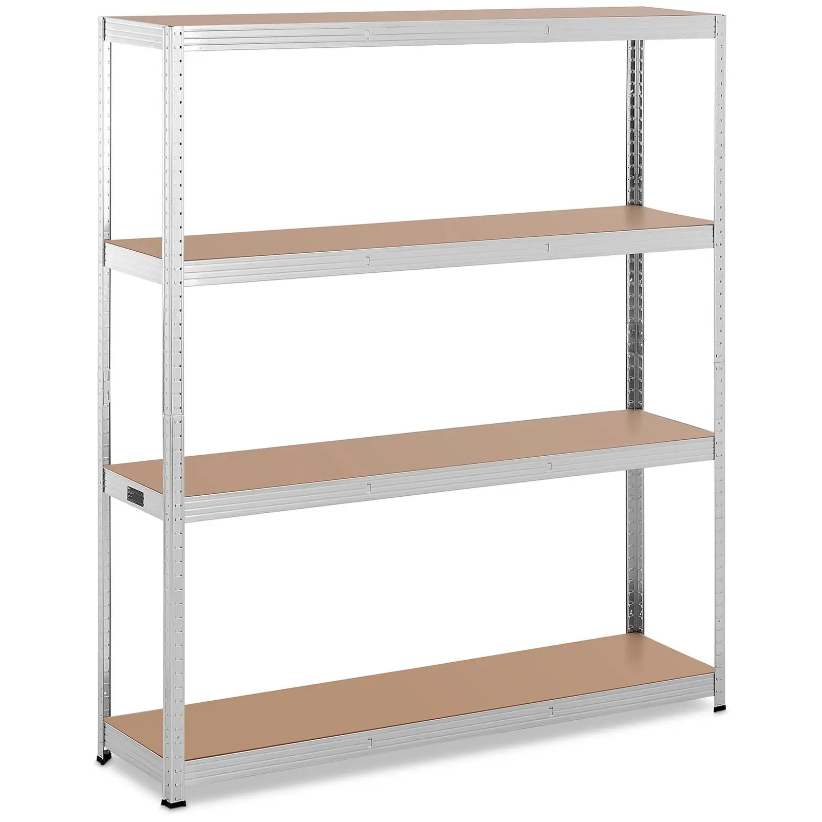 Raft metalic de depozitare - 160 x 40 x 180 cm - pentru 4 x 150 kg - Gri