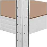 Metal storage rack - 160 x 40 x 180 cm - for 4 x 150 kg - Grey
