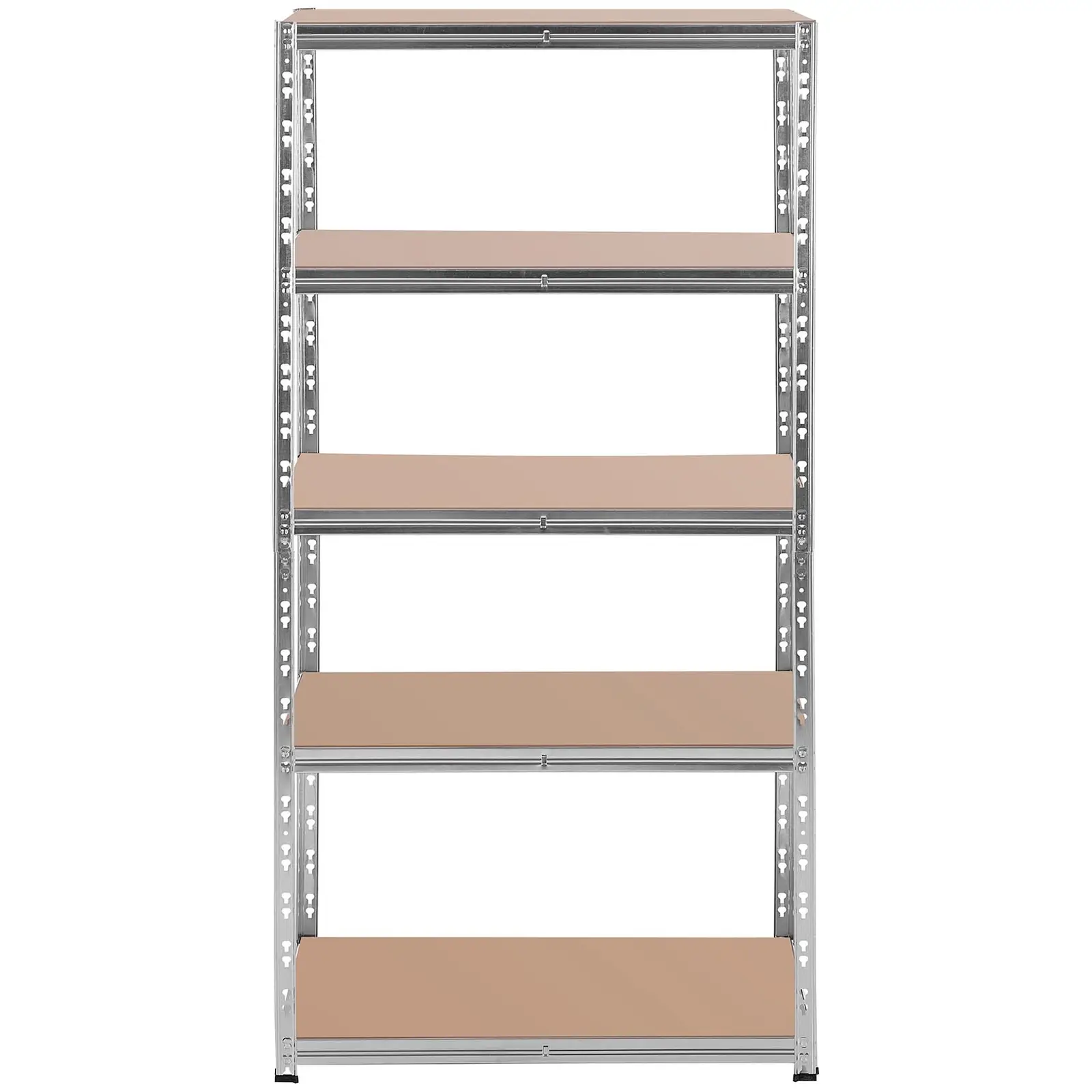 Schwerlastregal - 90 x 60 x 180 cm - für 5 x 175 kg - Grau