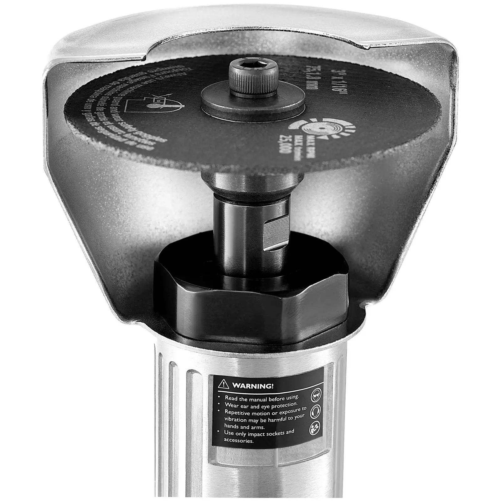 Amoladora recta de aire comprimido en set - Con tronzadora - 25.000 rpm - 20 piezas