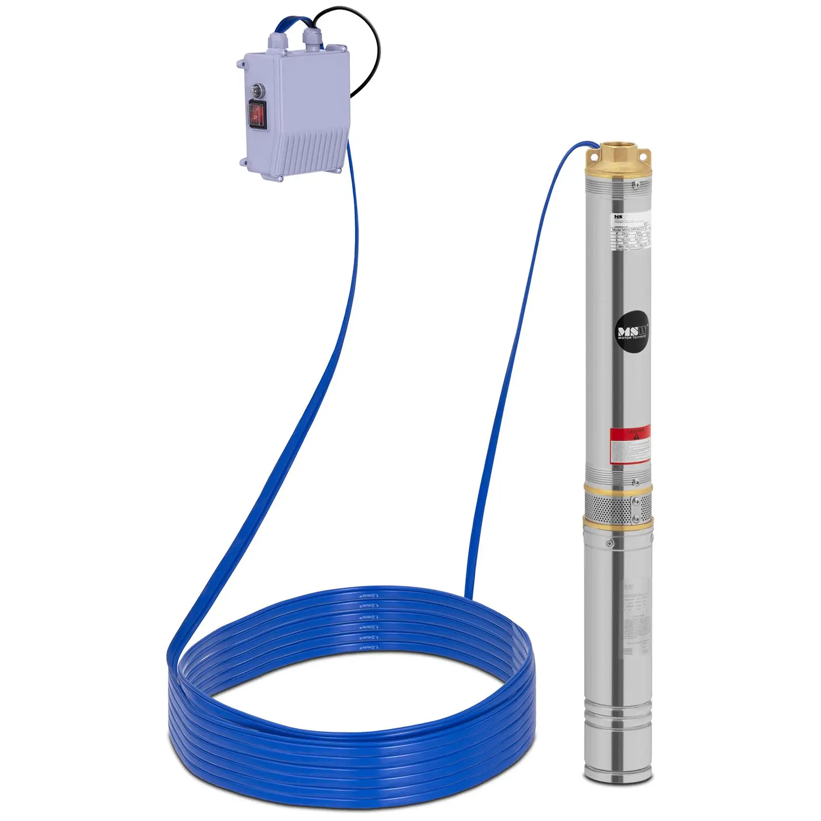 Pompe immergée - 7100 l/h - 750 W - acier inoxydable