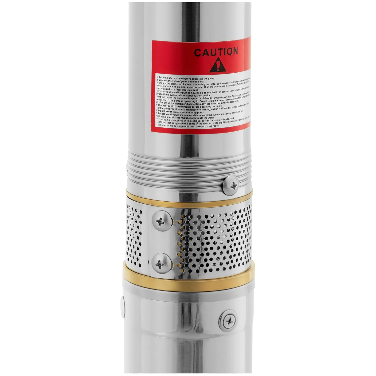 Čerpadlo do studny - 3 800 l/h - 750 W - ušlechtilá ocel (Maximální hloubka: 84 m)