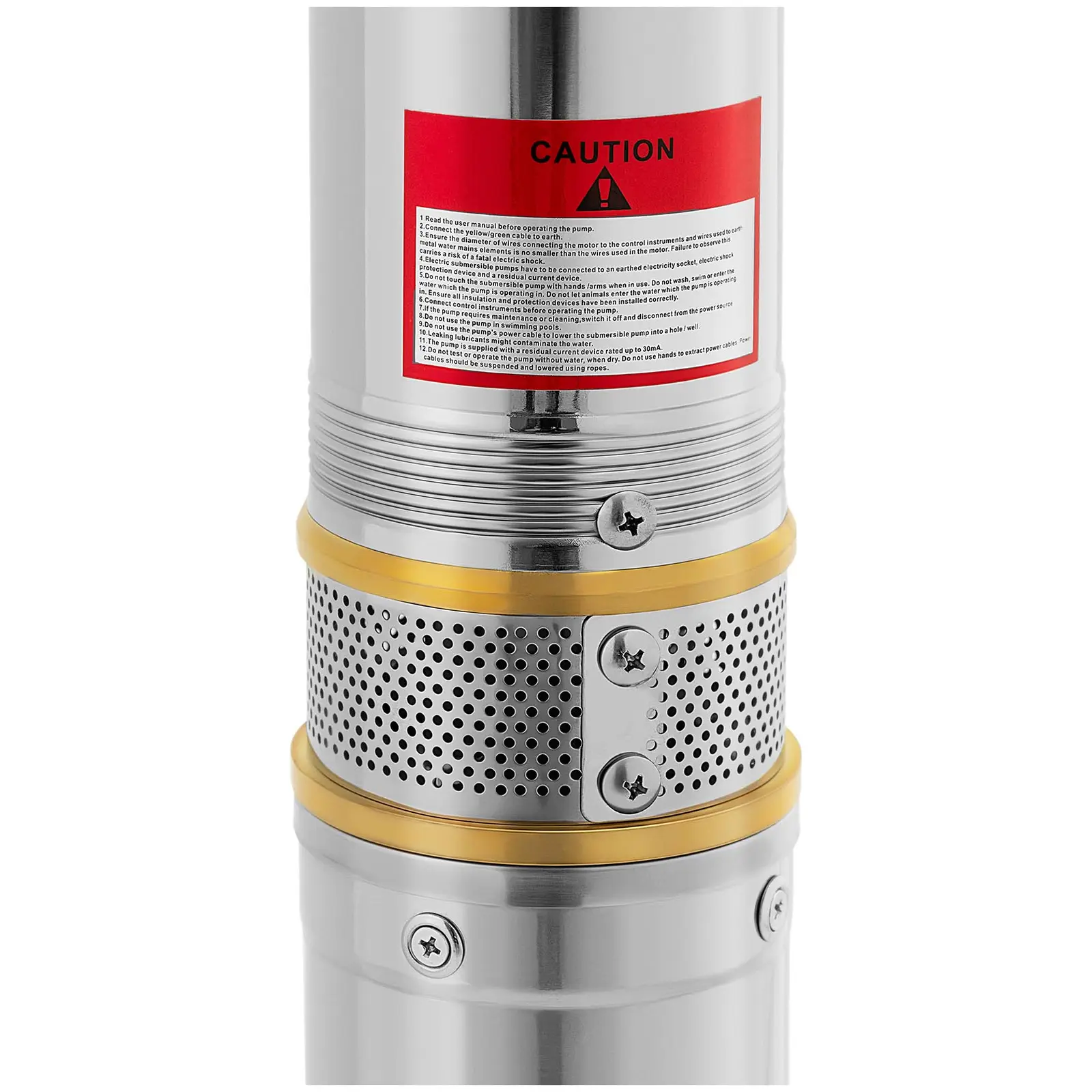 B-zboží Čerpadlo do studny - 10800 l/h - 1 100 W - ušlechtilá ocel (Maximální hloubka: 51 m)
