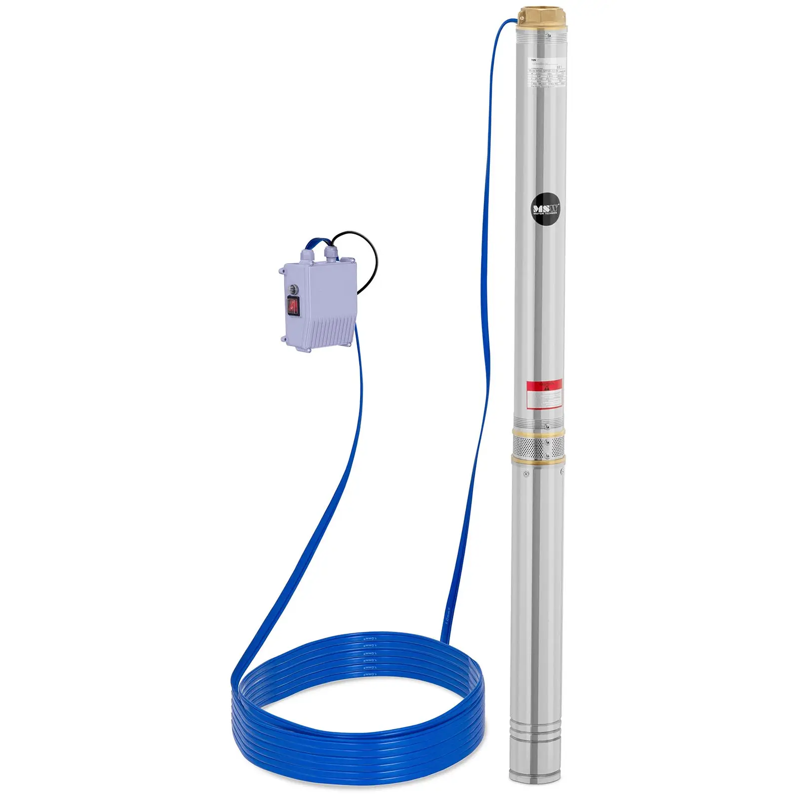 Pompe immergée - 10800 l/h - 2 200 W - acier inoxydable