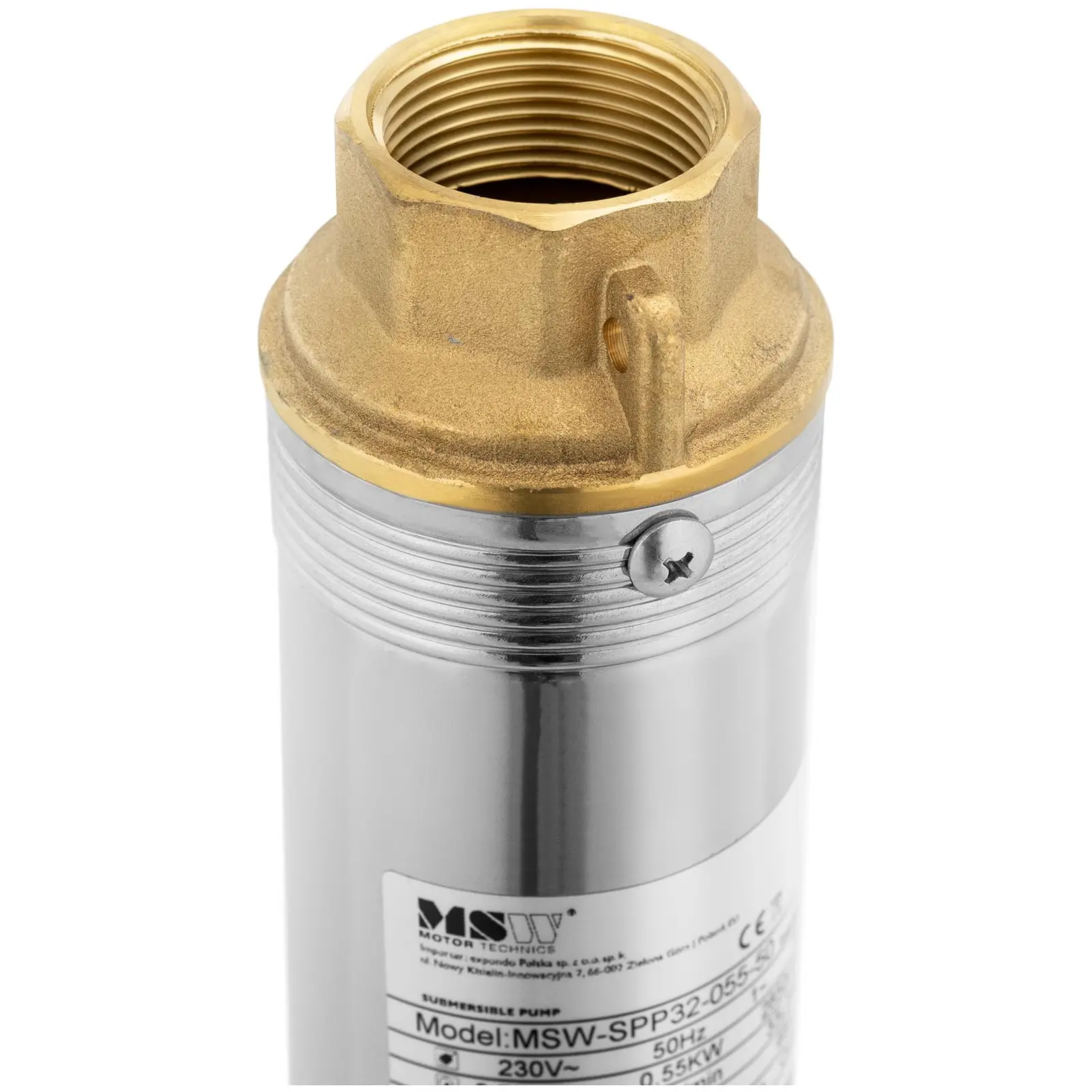 Čerpadlo do studny - 3800 l/h - 550 W - ušlechtilá ocel (Napájecí kabel: 50 m)