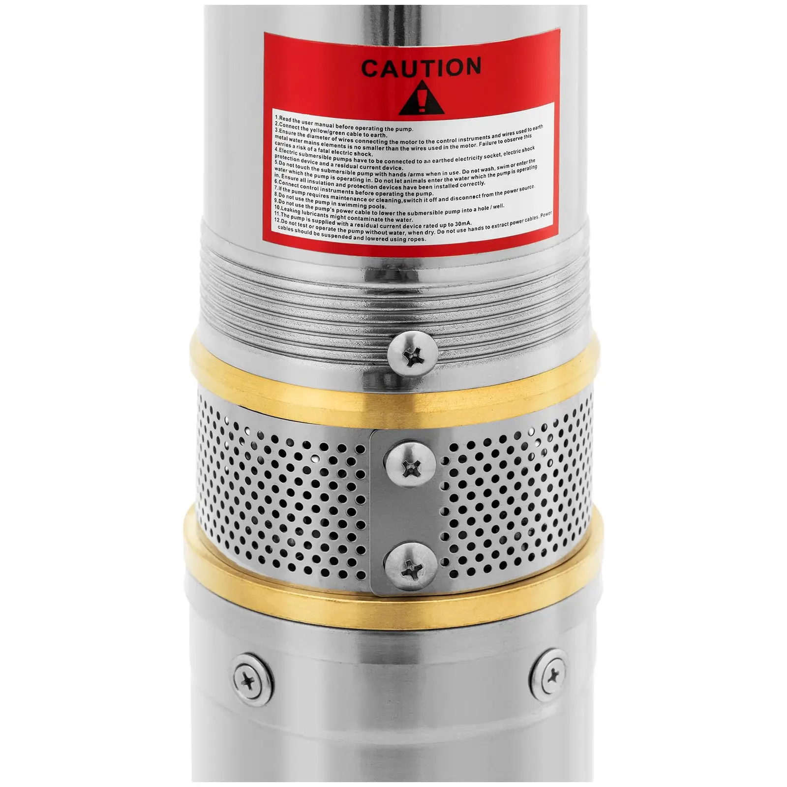 Čerpadlo do studny - 7100 l/h - 550 W - ušlechtilá ocel (Maximální hloubka: 57 m)