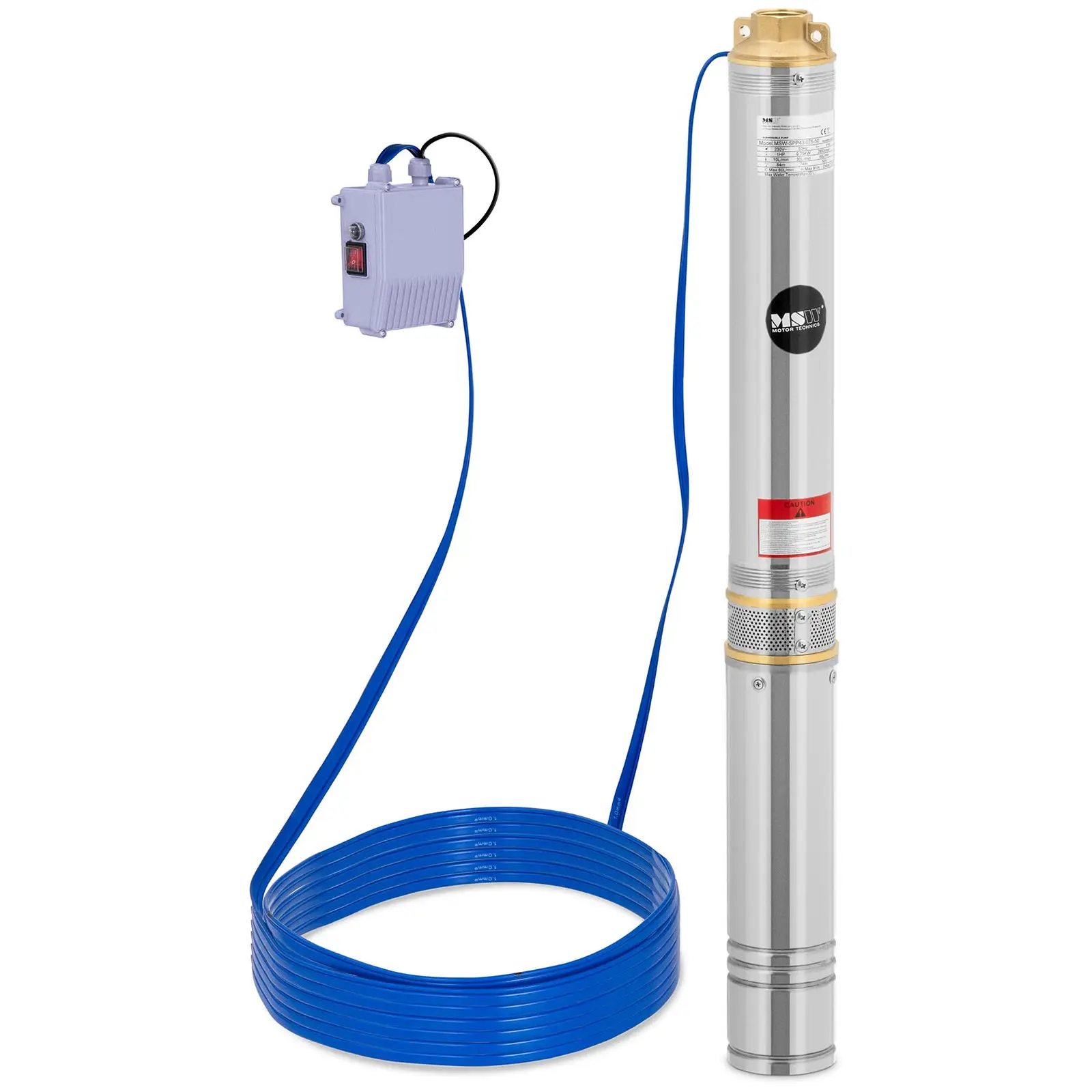 Brugt Brøndpumpe - 5400 l/t - 750 W - rustfrit stål