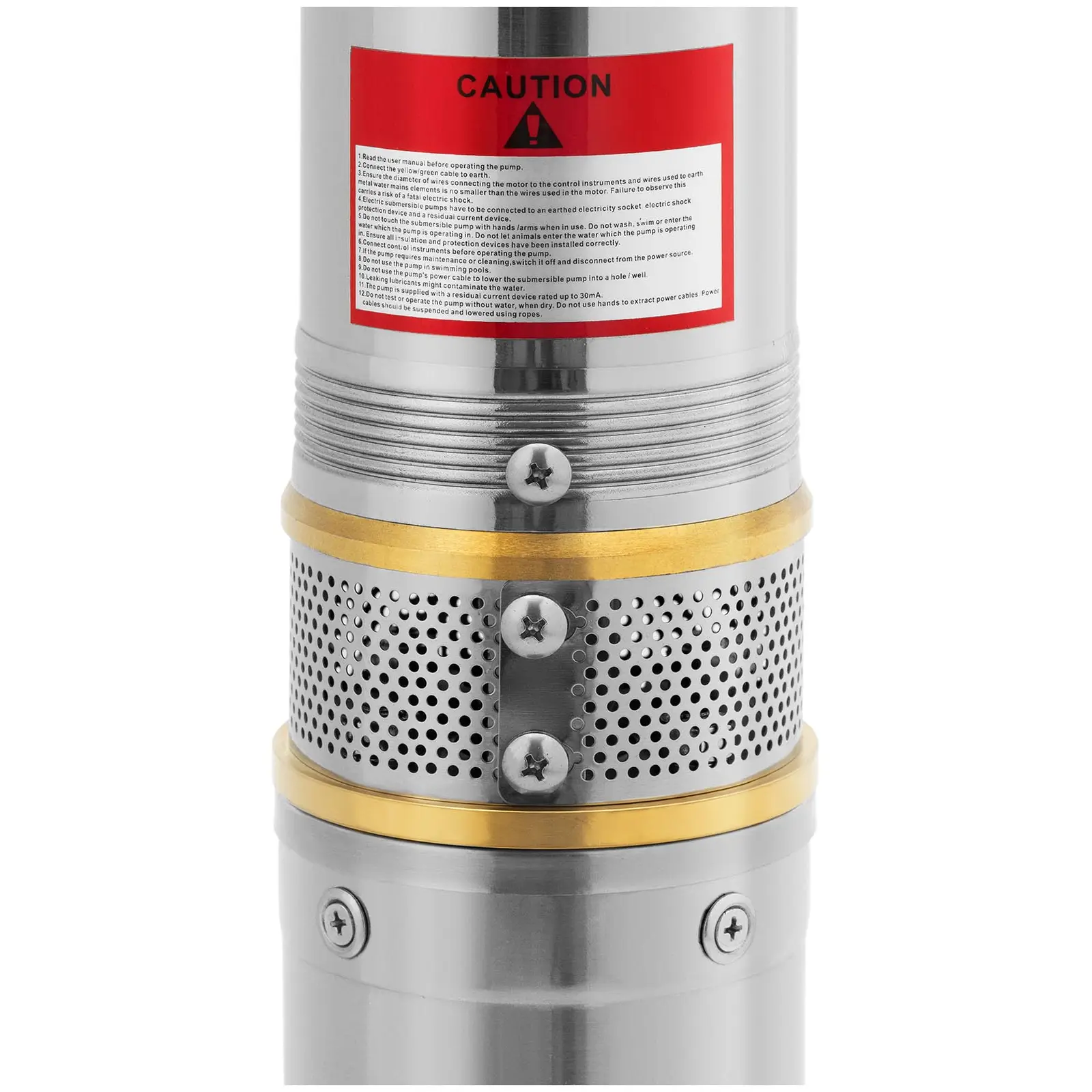 Pompa sommersa per pozzo - 5,4 m³/h - 750 W - Acciaio inox