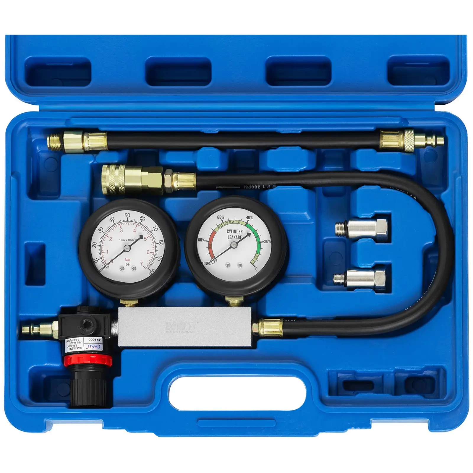 Compression Tester - double manometer - 0 - 7 bar