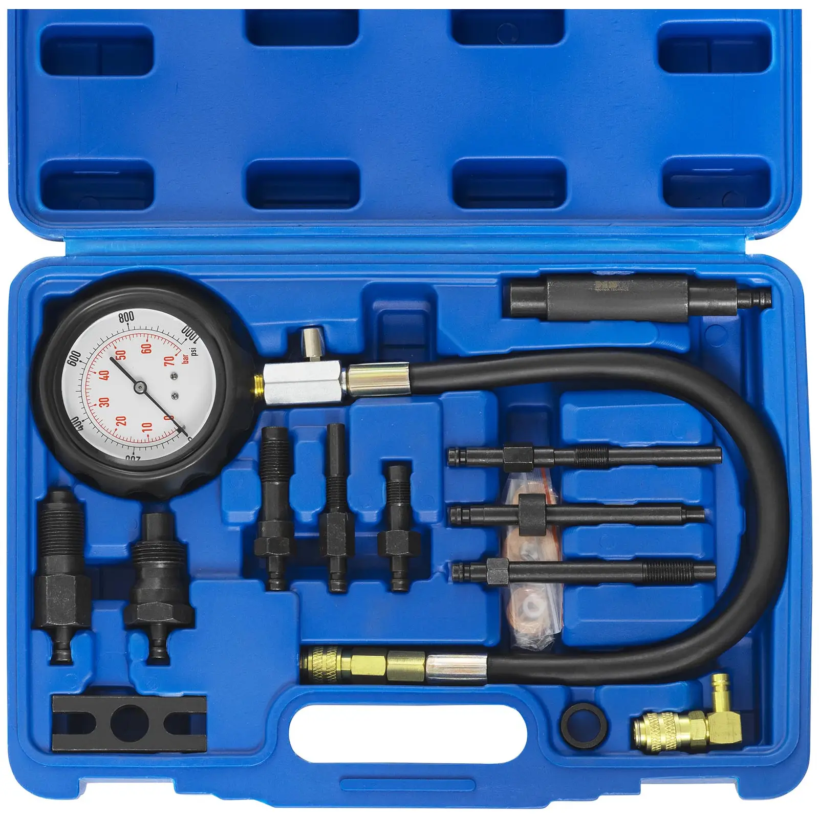 Diesel Compression Tester - 0 - 70 bar - 70 mm manometer - 42 cm hose