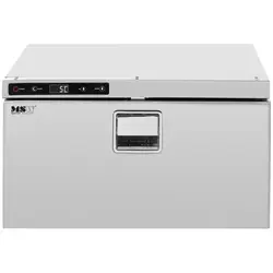 Car Refrigerator / freezer - with drawer - 12/24 V - 28 L - stainless steel