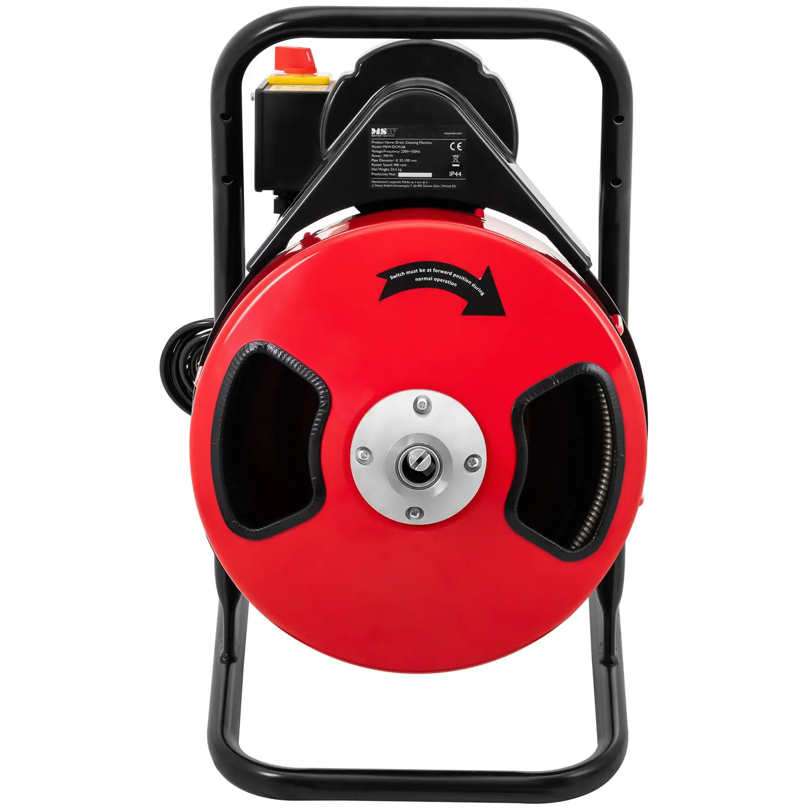 Водопроводна змия - Барабанна тръба - 390 W - 1486 rpm - Ø 32 - 100 mm (напрежение [V]: 230)