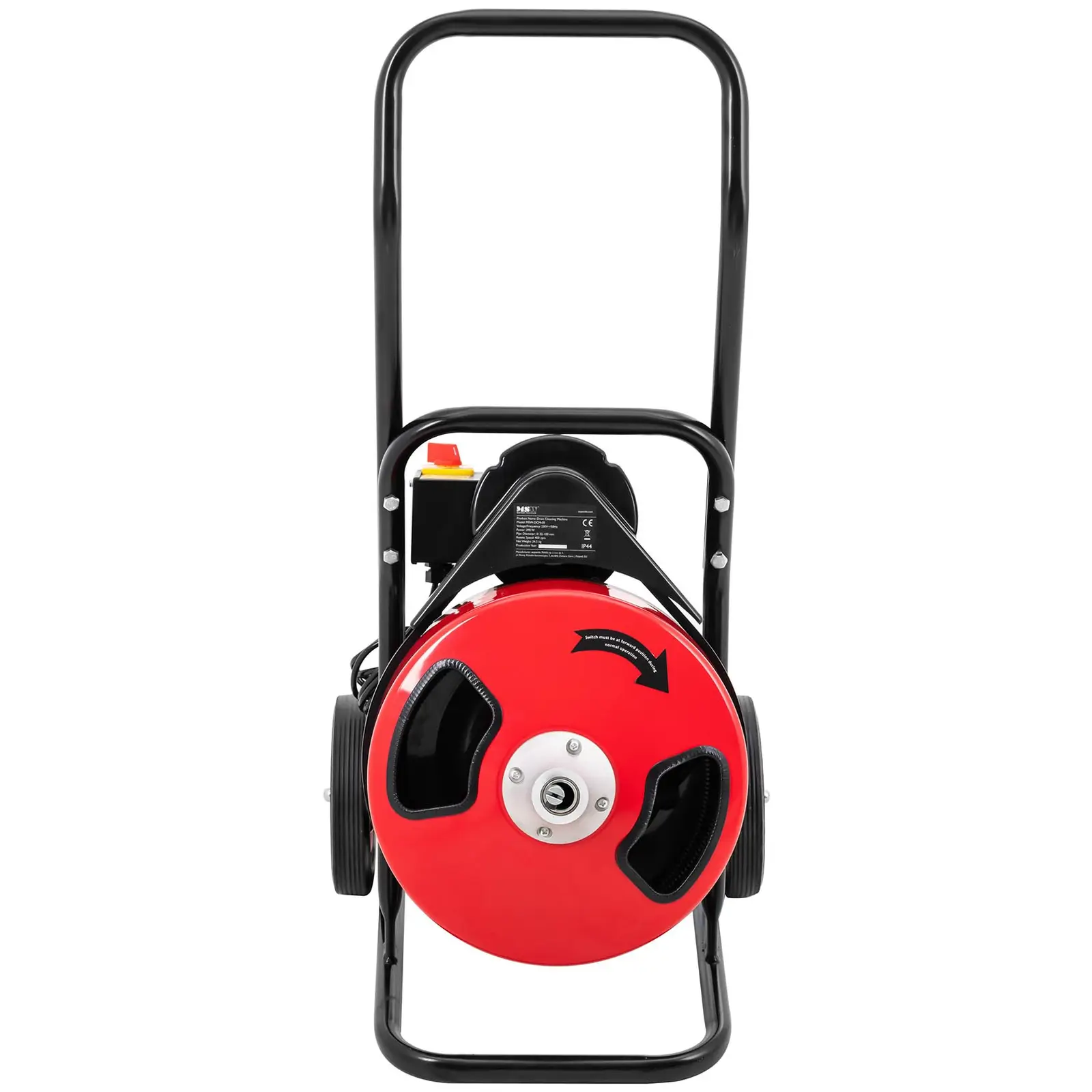 Déboucheur électrique - sur roulettes - 390 W - 1486 tr/min - Ø 32 - 100 mm (Puissance [W]: 390)