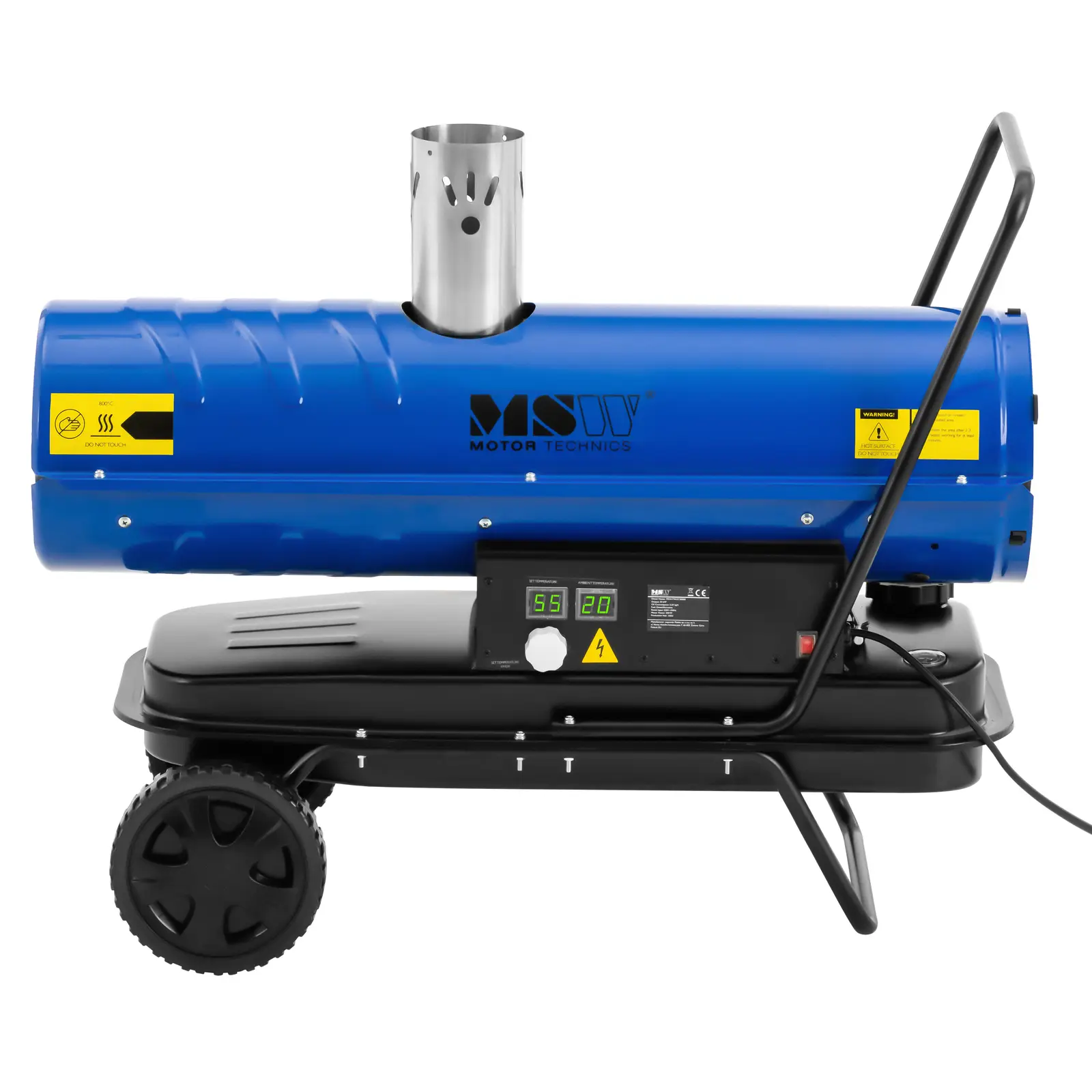 Încălzitor diesel - 20000 W - 20 l (Temperatura de ieșire: 450 °C)