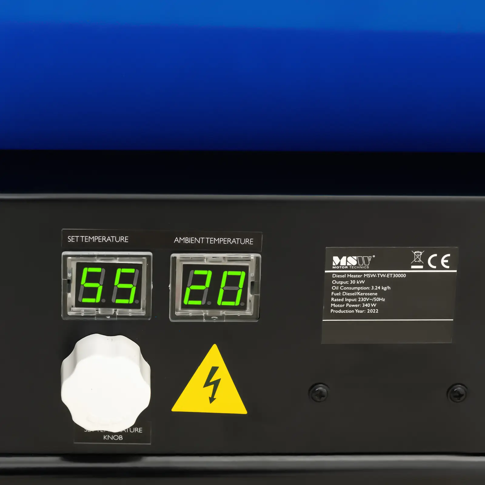 Încălzitor diesel - 30000 W - 38 l (Dimensiunea maximă a camerei: 310 m²)