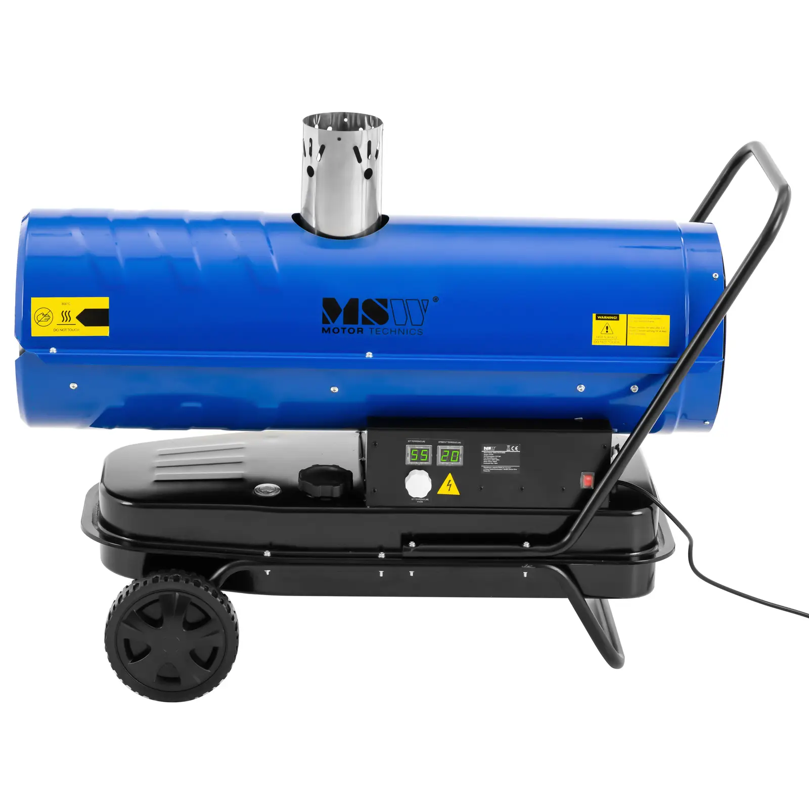 Încălzitor diesel - 30000 W - 38 l (Temperatura de ieșire: 450 °C)