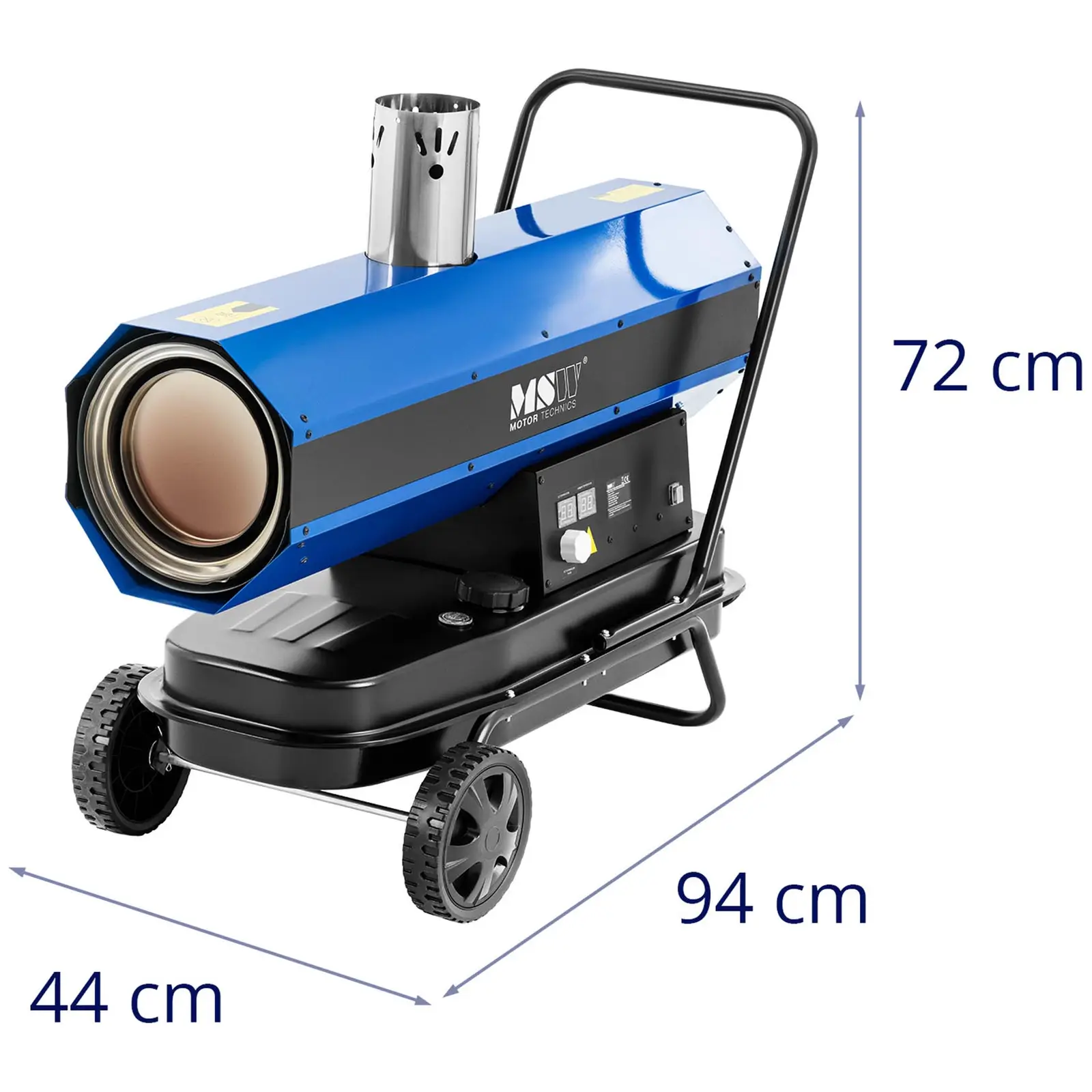 Canon à air chaud - diesel - 30000 W - 38 l