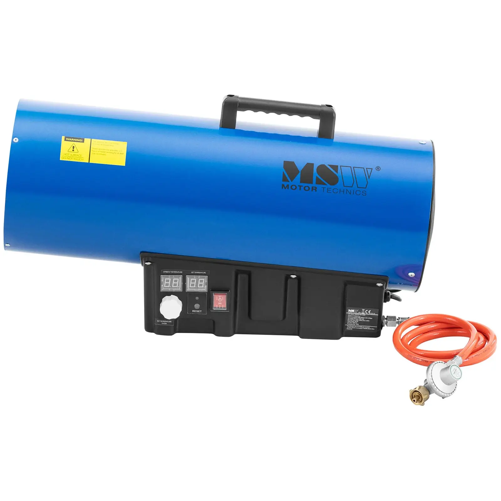 Plynové topidlo - 50 000 W - 510 m² (Výstupní teplota: 450 °C)