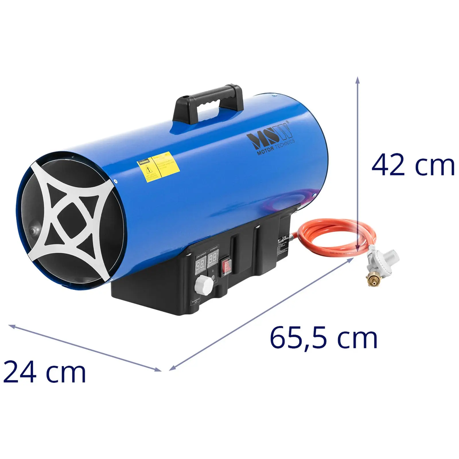 Plynové topidlo - 50 000 W - 510 m² (Materiál: Plast PP)