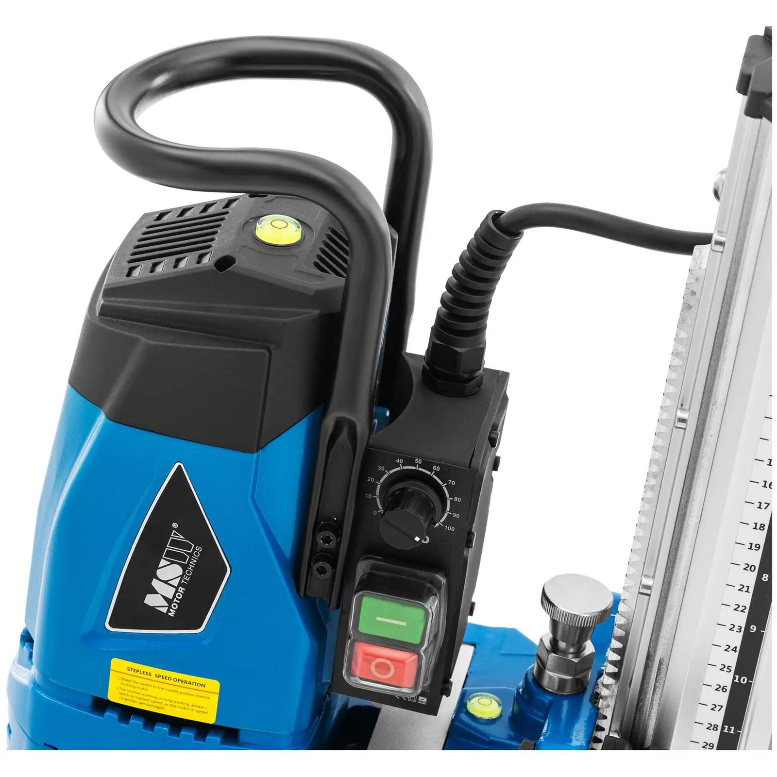 Jádrová vrtačka - 3700 W - 610 ot/min (Přenosný proudový chránič na kabelu: Ano)
