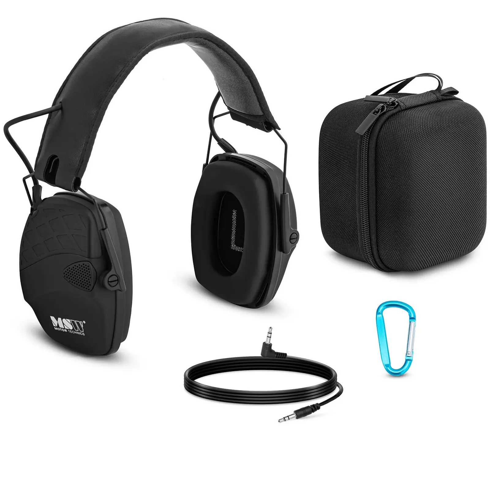 Noise Cancelling Headphones - Dynamic External Noise Control - Black