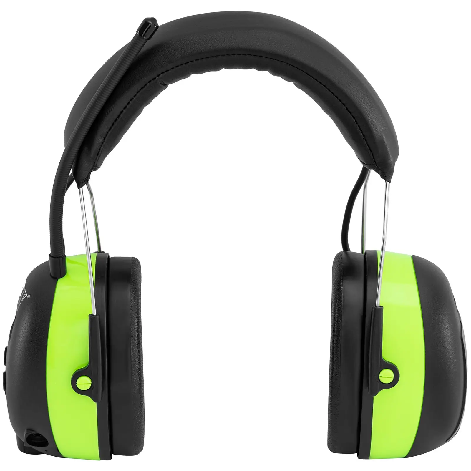 Słuchawki wygłuszające z Bluetooth - mikrofon - wyświetlacz LCD - bateria - zielone