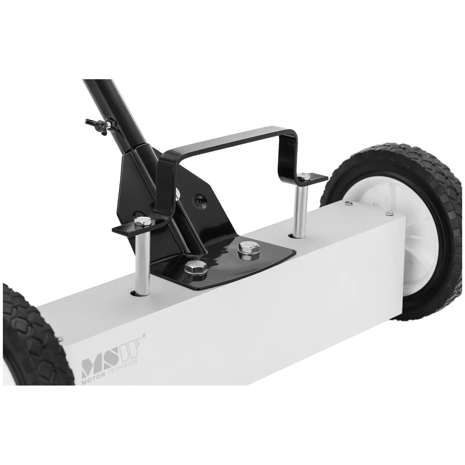 Magnetické koště - Teleskopická rukojeť 45 cm - feritový magnet. (Šířka: 45 cm)