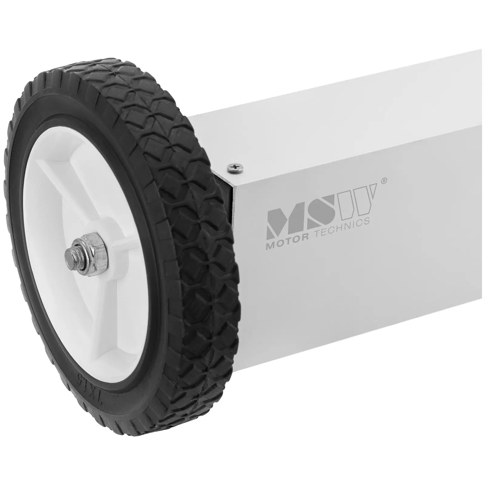 Magnetické koště - Teleskopická rukojeť 90 cm - feritový magnet. (Kolečka: Ano)