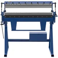 Máquina de dobrar chapa - com segmentos e base - 0-1050 mm - 0-135° - manual