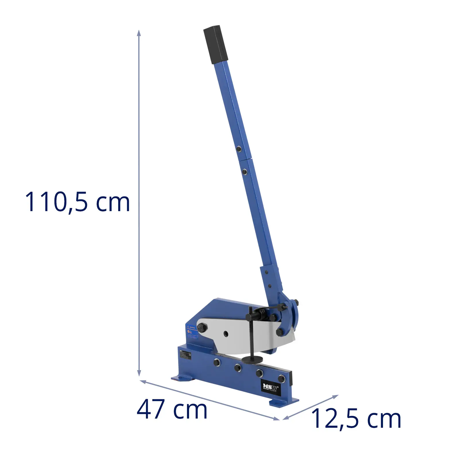 Ruční pákové nůžky - délka střihu 305 mm - ocel (Délka rukojeti [mm]: 790)