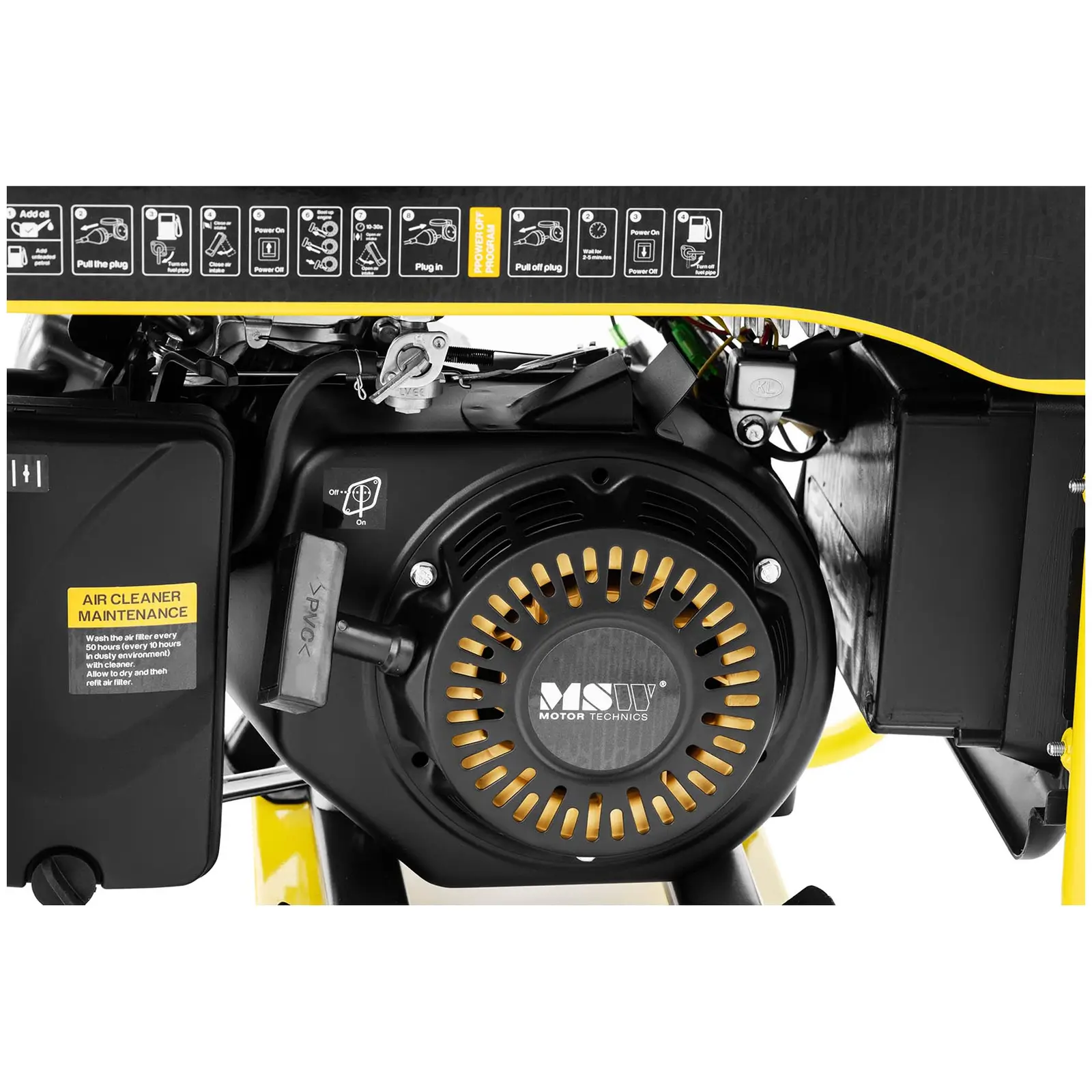 Generatore di corrente a benzina - Inverter -3500 W - 230 V CA - Avvio manuale
