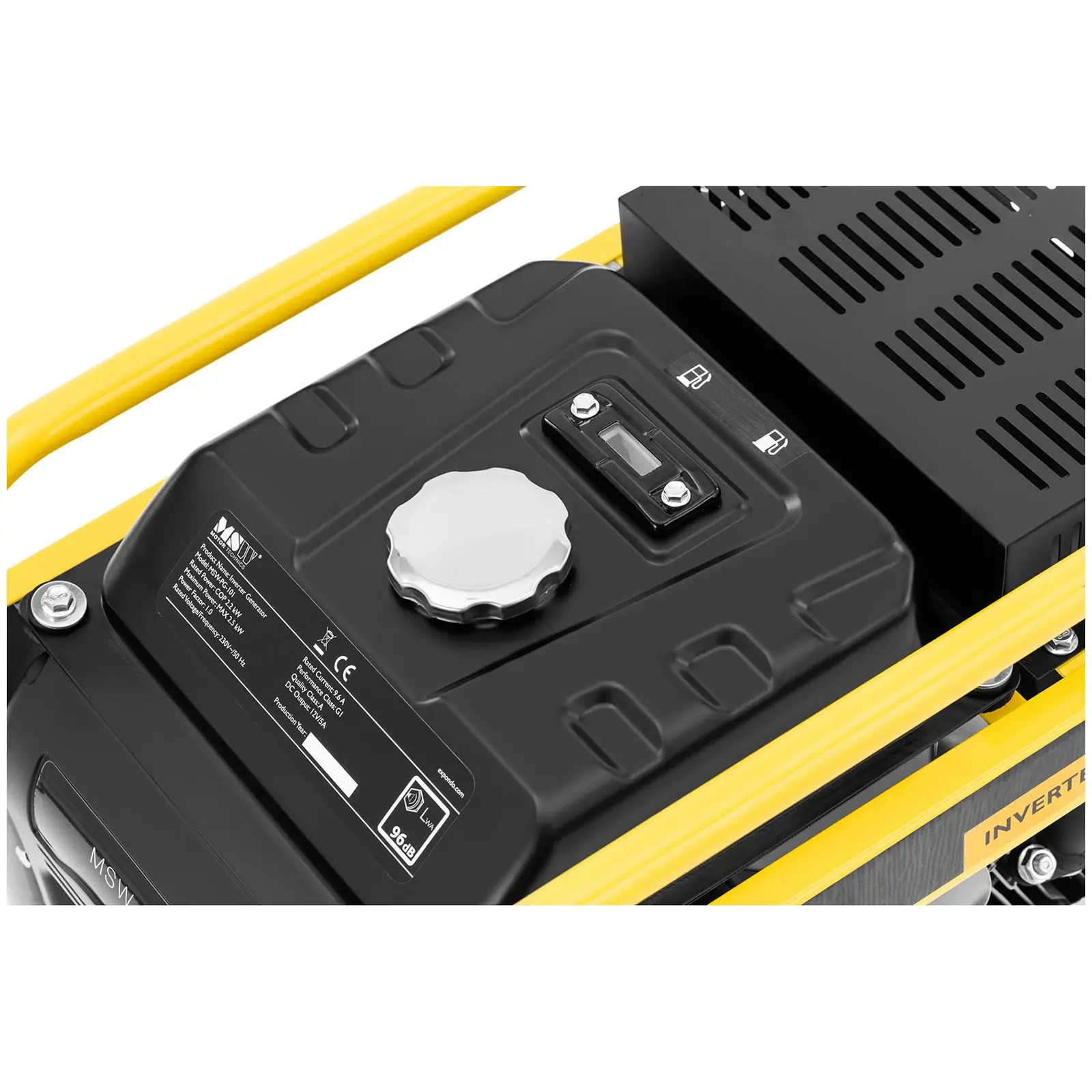 Groupe électrogène inverter - 3800 W - 230 V CA - démarrage manuel (Longueur du câble: 1.5 m)