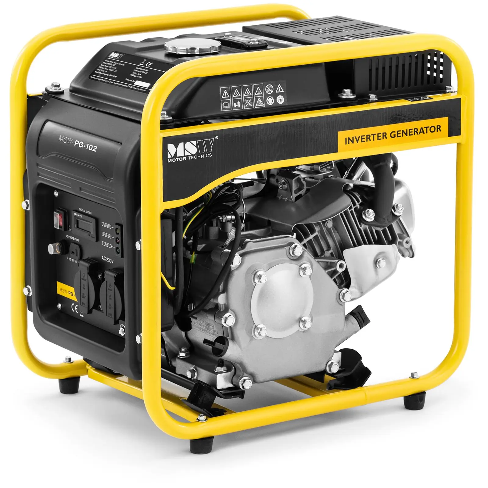 Strømgenerator bensin - 3200 W - 230 V AC - manuell start