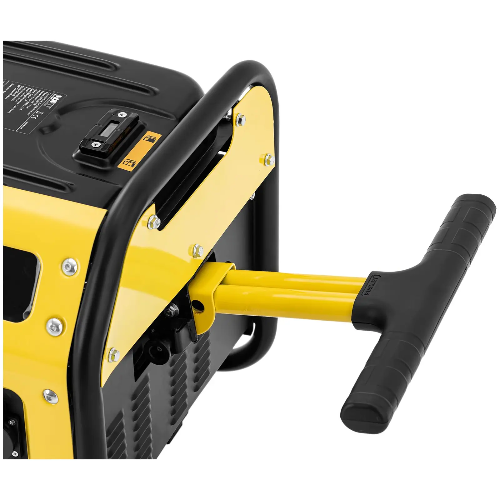 B-zboží Benzínový generátor - 2700 W - 230 V AC / 12 V DC - nádrž 15 l - ruční startování/elektrický pohon (Objem: 196 cm³)