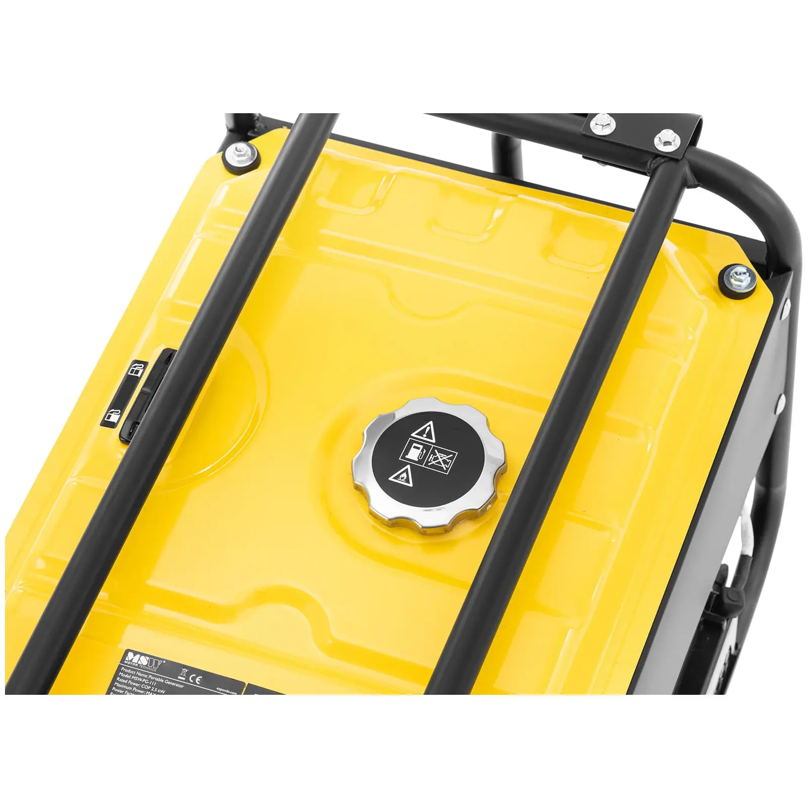 Occasion Groupe électrogène essence - 2700 W - 230V CA / 12V CC - Réservoir 18 l - démarreur manuel/électrique (Puissance nominale de sortie CC: 100 W)